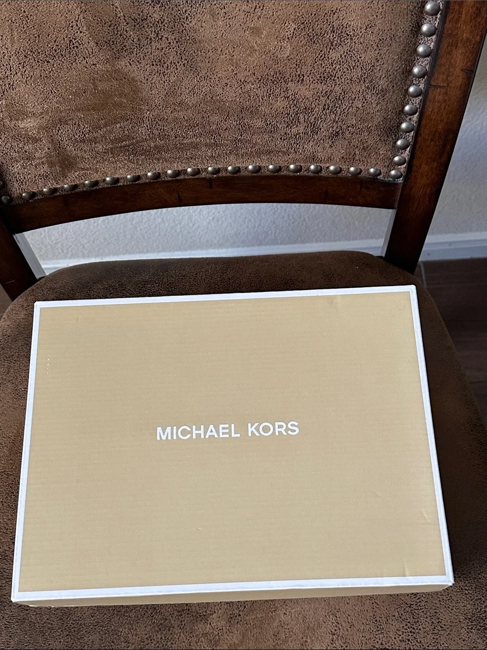 Michael Kors Coral Patent Strappy Heels
